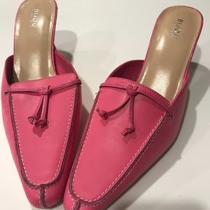 Bijou NY Pink mules